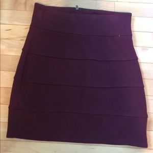 Purple talula pencil skirt